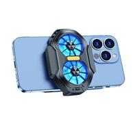 Générique Mobile Phone Cooler, Fan Cooling Pad, 3.41x2.45x1.3 inches Clip-on Heat Dissipation Tool, Silent Fast Airflow Design, Compact Accessory, for Smartphone Movie Video Live Broadcasting