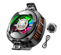 Générique Mobile Phone Radiator, 3-Speed Cell Phones Coolers, Semiconductor Cooling Technology, Portable Cooler, for Live Streaming, Outdoor Vlogs, Mobiles gamers Use Color Black