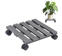 Générique Mobile Pot Base, Wheeled Plant Stand, Sturdy Carrier with Swivel Casters, Elevated Flower Holder System, Patio Rack with Modern Design, Utility Cart for Indoor Outdoor