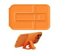 Générique Mobile Stand Connector - Thin Brace, 10x6.5cm Magnetic Device Mount for Screen Viewing, Gadget Base with Firm Grip, Digital Gear, Sleek Rest for Entertainment Table and Dashboard