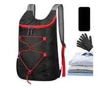 Générique Mochila Plegable Para Viajes - Tela Oxford 15.35 Pulgadas Ligera | Mochila De Día Compacta, Portátil Para Camping Senderismo Playa Uso Diario Hombre Mujer