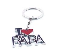 générique Mode créatif Alliage Porte-clés J'aime Papa Pendentif Cadeau pour père Papa Nouveau publiéLa Mode ingénieuse