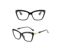 Générique Mode Lunettes De Lecture Hommes Femme,Lunettes Pour Lire Lunettes Pour Lire, Yeux Fatigués, Lunettes De Vue D'ordinateur Anti Fatigue(Noir,3.5)