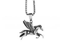 Générique Mode Pendentif animal pour hommes Chaîne collier Pégase Ailes de cheval mouche Colliers Cadeaux de couple féminin Bijoux porte-bonheur