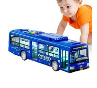 Générique Modèle Bus - Grand Modèle Voiture | Véhicules Jouets Éducatifs À Piles avec Musique Et Lumière, Portes Ouvrables pour Amusement, Stimulation Et Anniversaire des