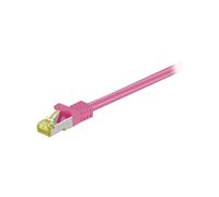 GENERIQUE Modèle : Cordon RJ45 catégorie 7 S/FTP 0.5 m (Rose)