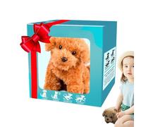 Générique Modèle De Chien Robotique - Chiot Robot Doudou Réaliste - Jouet Électronique Robotic en Peluche Interactif Filles Et Tout-Petits