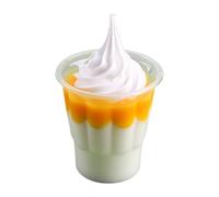 Générique Modèle de crème glacée réaliste, modèle de crème glacée Artificielle, Fausses décorations Alimentaires pour Accessoires de Photographie, décorations de Magasin, Jouet décoratif