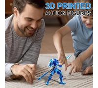 Générique Modèle de Figurine d'action,Figurine d'action de Robot - Robot Mobile Multi-articulé | Jouet Mobile mécanique Complet, Robot articulé pour et Adultes