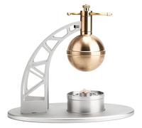 Générique Modèle de Machine à Vapeur Heros avec kit de chaudière, kit de modèle de Moteur d'ingénierie Aeolipile Ancien à Construire soi-même Qui Fonctionne, Ensemble Scientifique de Physique,Argent