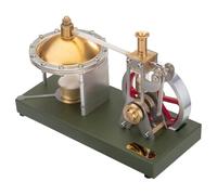 Générique Modèle de Machine à Vapeur Verticale rétro avec Support de chaudière sphérique et Charge supplémentaire, construisez Votre Propre Machine à Vapeur Cadeau pour Adulte