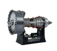 Générique Modèle de Moteur d'avion Turbo TR900 Kit, 3D Printed 11In Speed Aircraft Turbojet Engine,Simulation Aero Engine Steam Toy pour Les PassionnéS D'Aviation (25cm / 11in)