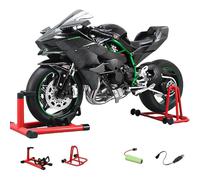 Générique Modèle de Moto Dynamique en Alliage à l'Échelle 1/6, avec Allumage Réaliste, Vapeur de Fumée, Effets Sonores et Lumineux pour Adultes,Carbon Fiber