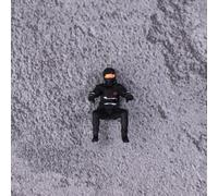 Générique Modèle de moto miniature en alliage 1/64, Style de police spéciale de sécurité publique, exposition exquisite pour bureau à domicile, décoration de collection et option de cadeau