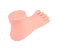 Générique Modèle de Pied Droit Souple Pratique du Nail Art Outil de Formation à la Beauté des Ongles Toucher Peau Réaliste Léger et Solide Entraînement Professionnel aux Faux Ongles