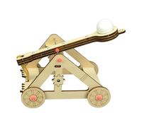 Générique Modèle de Projet Scientifique catapulte avec Articulation | Ensemble d ' assemblage à roulettes en bois pour des leçons pratiques en classe