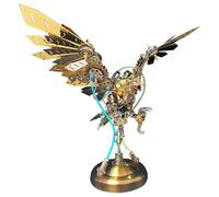 Générique Modèle de Puzzle métallique 3D pour Adultes, kit de modèle d'aigle mécanique Steampunk avec lumières LED, Artisanat d'ingénierie mécanique pour décoration Maison/Bureau, 650 pièces
