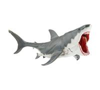 Générique Modèle De Requin Réaliste - Toys De Requin | Jouet, Figurine Animale Marine Simulée, Figurine De Modèle De Table Créative Décorative avec Bouche Mobile Portable pour Garçons Filles E