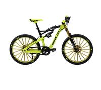 Générique Modèle De Vélo Miniature 1:10 - Vélo De Montagne en Moulé sous Pression, Jouet De Course De Doigts, Artisanat De Simulation Incurvé | Mini Décoration De pour Bureau, Bureau, Garç