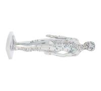 Générique Modèle du corps humain d'acupuncture masculin blanc en plastique pour formation d’acupuncteurs et usage domestique avec visualisation des méridiens