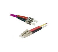 GENERIQUE Modèle du produit : Jarretière optique duplex multimode 2mm OM4 LC-UPC/ST-UPC (1 mètre)