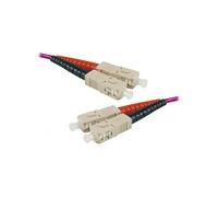 Jarretière optique duplex HD multi OM4 50/125 SC-UPC/SC-UPC erika - 1 m