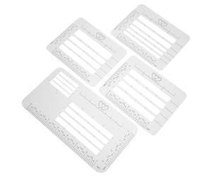 Générique Modèle et Écriture Soignée pour Enveloppes de Guide D'adressage 4pcs en Pp 4 Styles Différents et Design Ergonomique, pour Invitations de Mariage