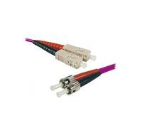 GENERIQUE Modèle : Jarretière optique duplex multimode 2mm OM4 ST-UPC/SC-UPC (1 mètre)