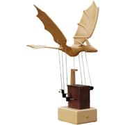 Générique Modèle mécanique en Bois de Dragon Occidental, créature Volante Art cinétique de Bureau, Affichage avec Ailes Mobiles, décoration de Bureau ou Maison Anti-Stress pour Adultes