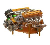 Générique Modèle Moteur V8 - Construction Moteur Métallique,Jouets de Collection pour Adolescents et Adultes