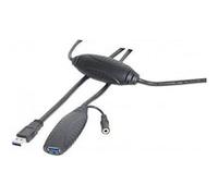 Rallonge Usb 3.0 Amplifiée - 10m M/f (noir)