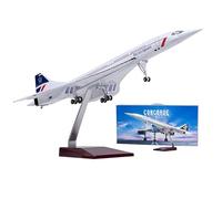 Générique Modèle Réduit Concorde 1:125, Avion De Ligne Air Singapore, 19,7 Pouces, D'aviation Français, Simulation en Métal Moulé sous Pression, Produit Fini, Collection, Cadeau(Normal)