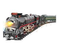 Générique Modèle réduit de Train électrique RC, modèle réduit de Train de Noël avec Wagon et Long Circuit, Excellent Cadeau pour Les Adolescents et Les Adultes,623b