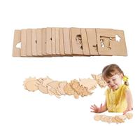 Générique Modèles de dessin pour les, dessin de pochoirs Set - Modèle réutilisable en bois pour les projets scolaires - Marque de motif creux réutilisable marqueurs colorés