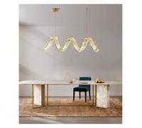 Générique Modern Dine Dining Room Pendant Lights Indoor Lighting Ceiling Lamp Hanging Light Led Chandelier Decorative Interior(Warm White)