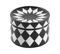 Générique Modern Jewelry, Box Display Tray, Checkered Organizer Case, Black White Storage, Earrings Ring Holder, Keys Makeup Storage, Elegant Room Accessory for Women Mother Friend Room