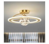 Générique Modern Led Chandeliers Luxury Golden Glass Ball Ceiling Lights Living Dining Table Bedroom Home Decoration