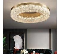 Générique Modern Led Hanging Crystal Chandelier Hotel Restaurant K9 Lamp Living Room Home Lighting Home Appliance Decoration Lamp