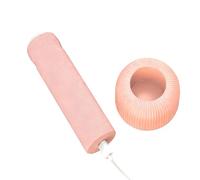 Générique Modern Table Lamp - Nursery Nightlight for Apartment | ABS and Fabric Blend, Type C Charging, 1200mAh Battery, Soft Lighting, Portable Design, Decorative Accent