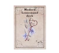 Générique Modern Tarot Deck - Oracle Cards Divination Tools | 36 English Version Cards, 10.4x7.3cm, Coated Paper, Friends Gathering, Fate Reading, Playing, Divination, Standard Tarot Decks for Home
