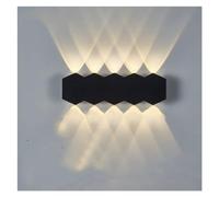 Générique Moderne Simple intérieur applique extérieure couloir allée porte éclairage extérieur mur carré LED étanche applique murale, Luminaires intérieur