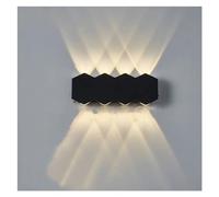 Générique Moderne Simple intérieur applique extérieure couloir allée porte éclairage extérieur mur carré LED étanche applique murale, Luminaires intérieur