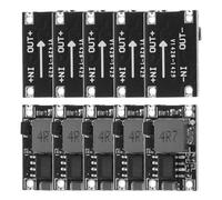 Générique Module Abaisseur DC-DC Mini Réglable 3a, Convertisseur CC-CC 5v, Lot de 10 Modules Alimentation Tension, Circuit Imprimé Compact pour Électronique et Projets DIY