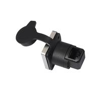 Générique Module de Panneau RJ45 verrouillable, coudé 180/90, Adaptateur montable de Type D, Module Adaptateur réseau Ethernet Compatible Cat6 / Cat5e