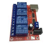 Générique Module Relais USB, Sortie 4 Canaux, Mode HID, Haute Fiabilité, Protection Par, Câblage Double Face épais, Mémoire à La Mise sous Tension, 5V