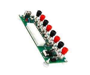 Générique Module Terminal de Sortie Alimentation ATX en PCB Vert 20 Broches Courant Élevé et Léger, Accessoire pour Connecteur ATX en Informatique
