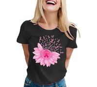 Générique Mois de Sensibilisation Au Cancer du Sein - Octobre Rose T-Shirt T-Shirts Fantaisie Cancer du Sein Tee Shirt
