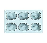 Générique Molds For Baking - Silicone 6-Cavity Bakeware, Nonstick Chocolate Tray, Reusable | Flexible Dessert Mold, Cupcake Cookie Pan For Kitchen, Wedding, Birthday, Party Supplies