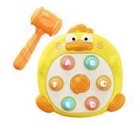 Générique Mole Game Toy, Cartoon Duck Hammer Toy, Interactive Learning Activity, Educational Fine Motor Skill Builder, Fun Knock Play Set, Made from Abs Material, 6.3x6.3x2.09in
