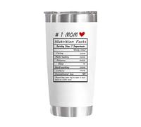 Générique Mom Isulated Tobeg, acier en acier inoxydable Bouteille d'eau 20oz, gobelet Ornement tas de thé Decorative Water tasse pour glace chaude Boire de café